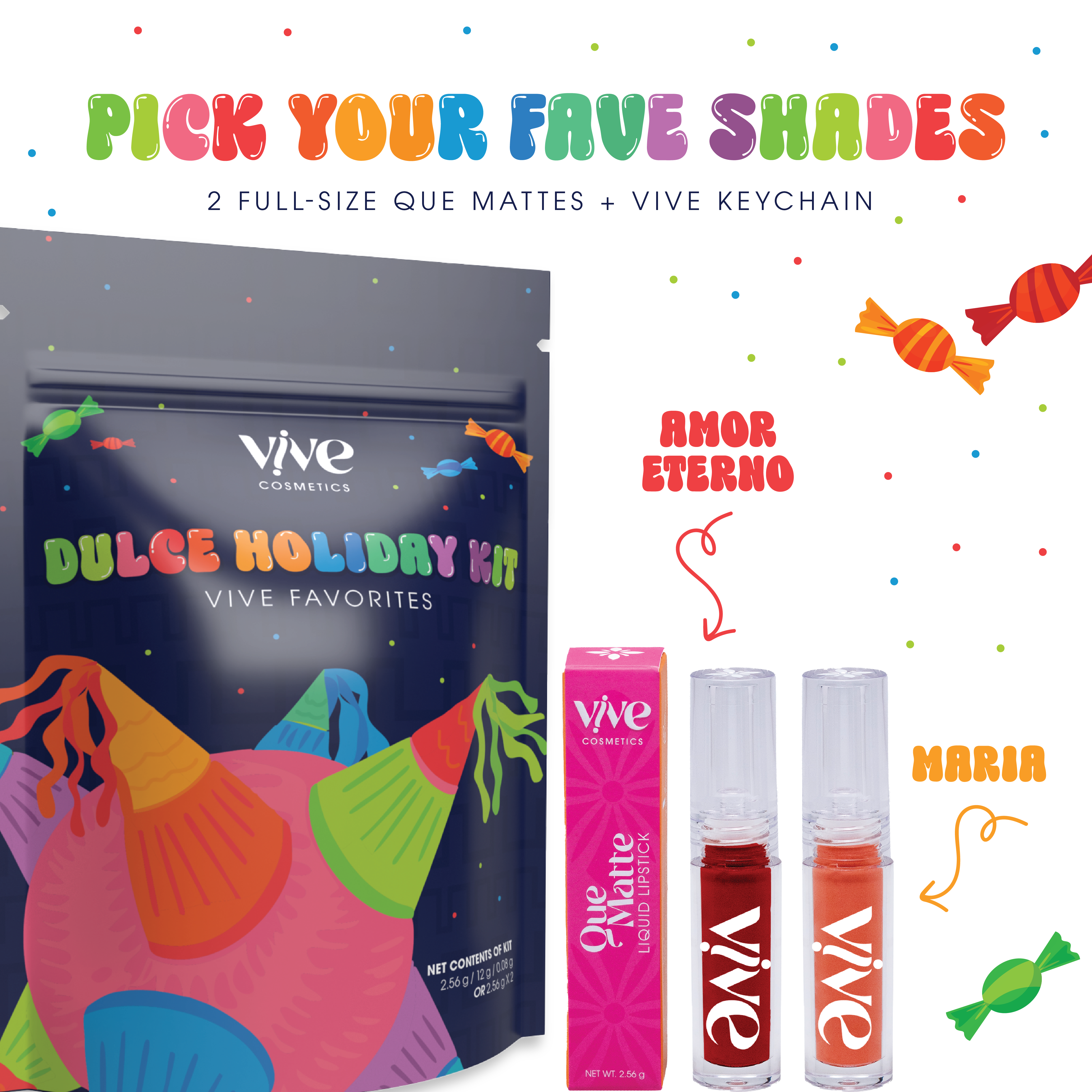 Dulce Holiday Kit - Que Mattes