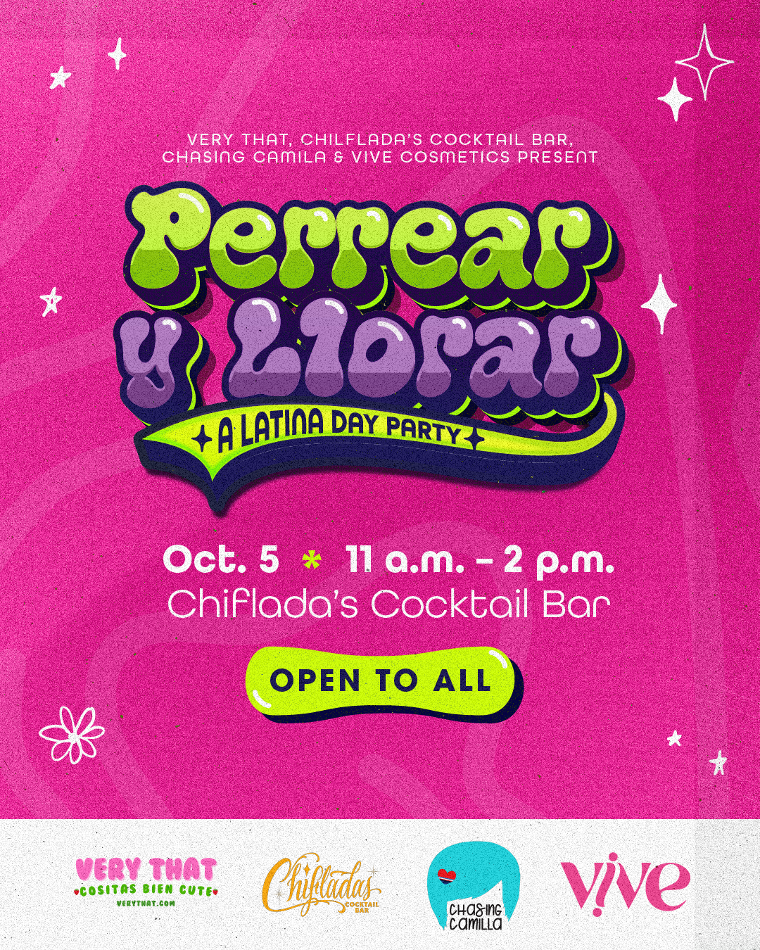 Perrear y Llorar: A Latina Day Party